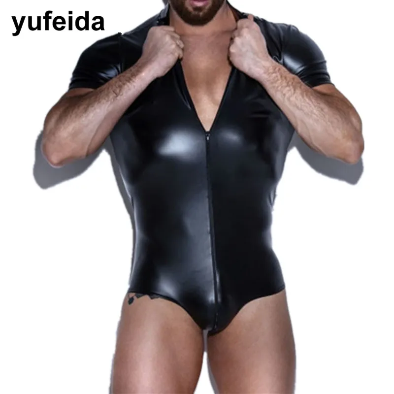 Сексуальное мужское нижнее белье женское комбинезон для борьбы трико геев боди
