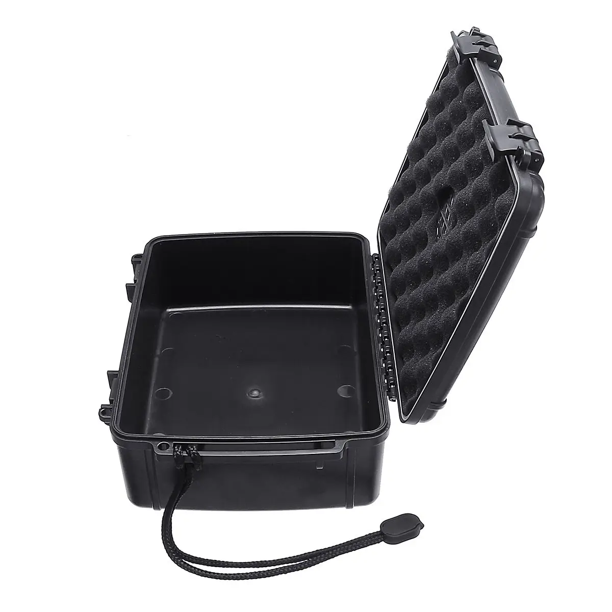 

Portable Travel Cigar Case Box Built in Humidor Black Cigar Holder Storage Box Gift Dust proof Shockproof Waterproof
