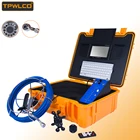 Видеокамера для обследования промышленных труб, 7 дюймов, портативная, со счетчиком, входом для клавиатуры, кабелем 20 м, дренажный эндоскоп HD1000TVL