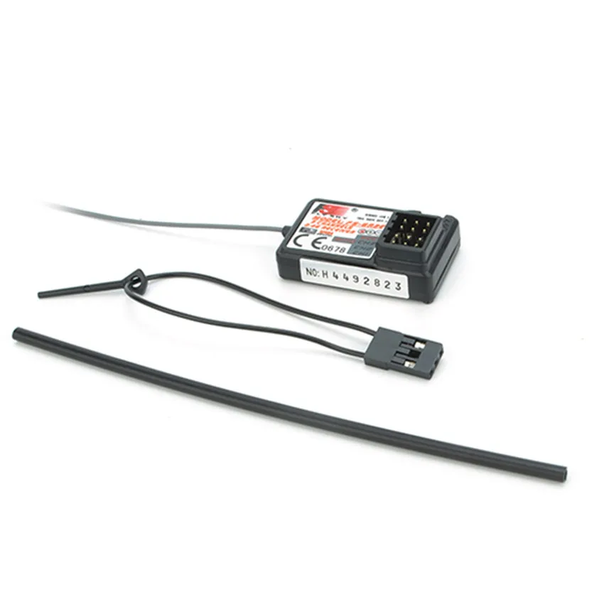 only receiver Подлинная FS GT3C 2,4G большой ЖК трехканальный пульт дистанционного управления для автомобиля/корабль модель оранжевый/серый - Цвет: only receiver