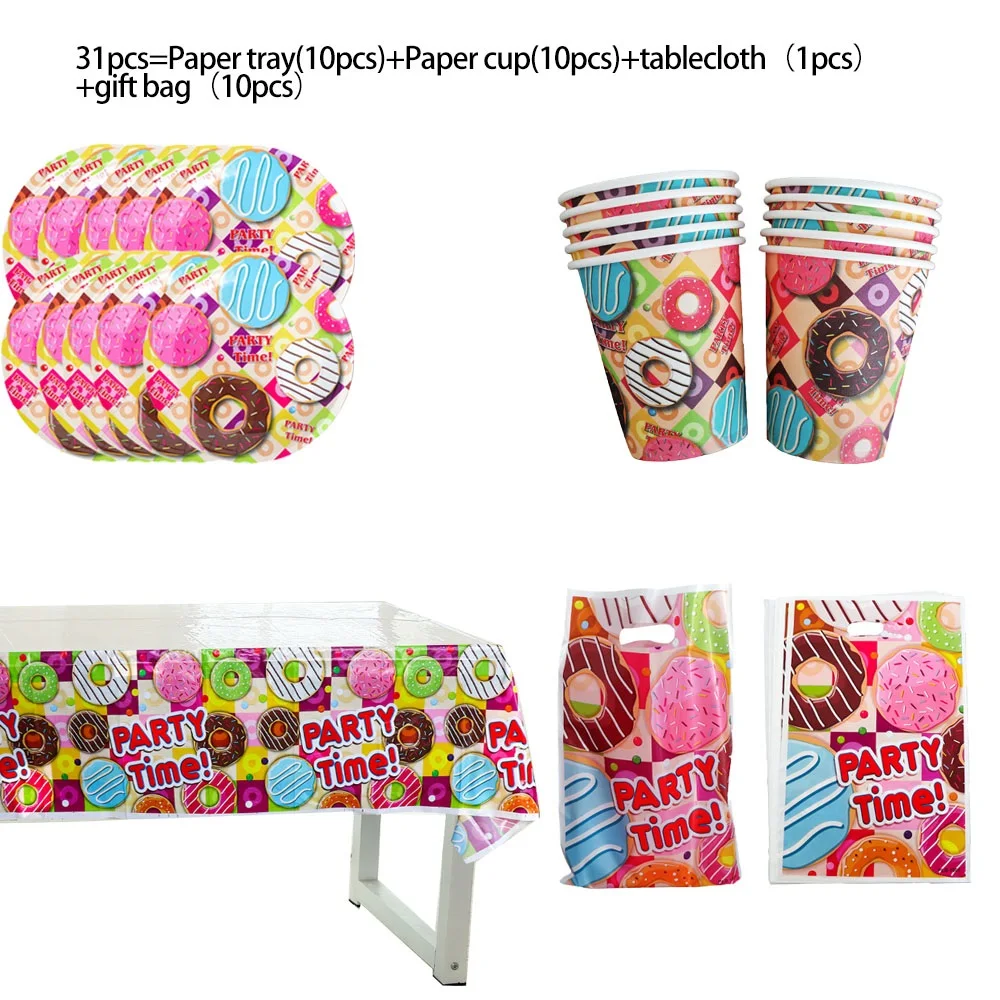 Пончики украшение для дня рождения товары вечерние Ринок баннер будущей мамы