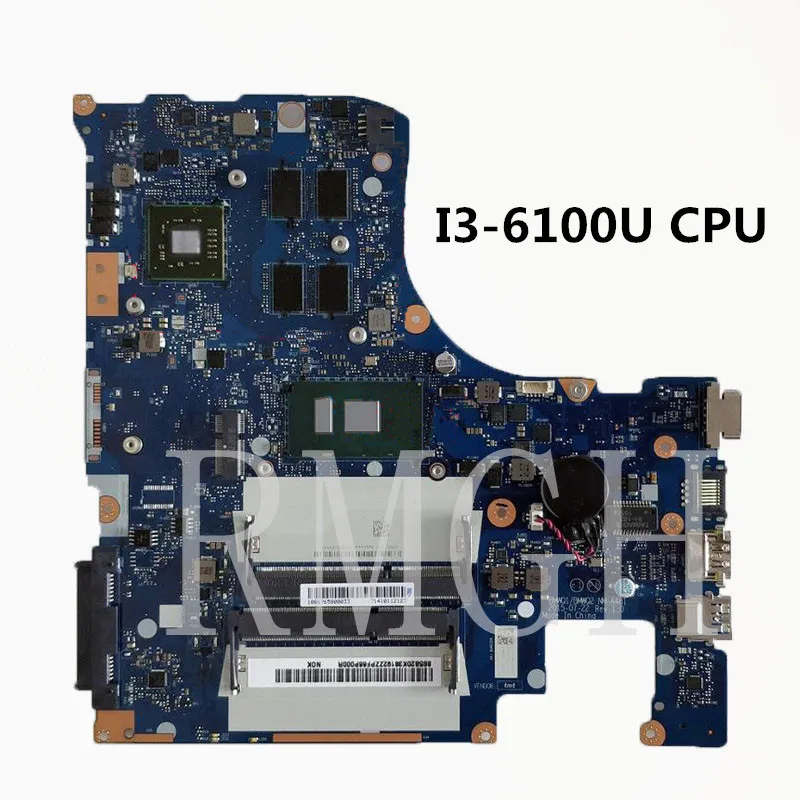 

FOR Lenovo IdeaPad 300-15ISK Laptop Motherboard BMWQ1 BMWQ2 NM-A481 5B20K38192 SR2EU I3-6100U CPU