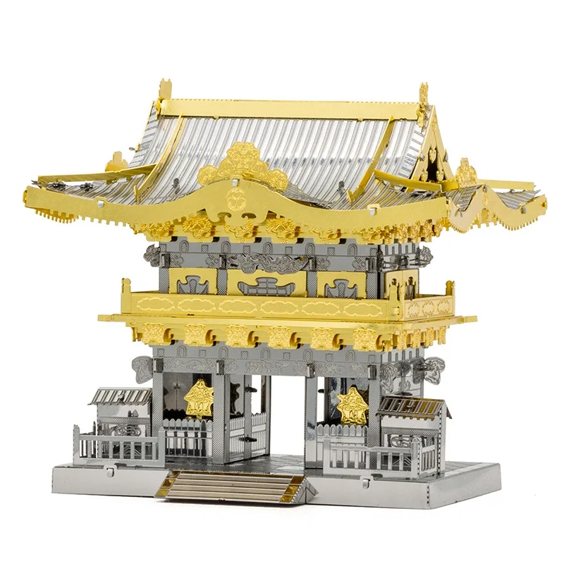 

3D Metal Puzzle YOMEIMON GATE building model KITS Assemble Jigsaw Puzzle Gift Toys For Children