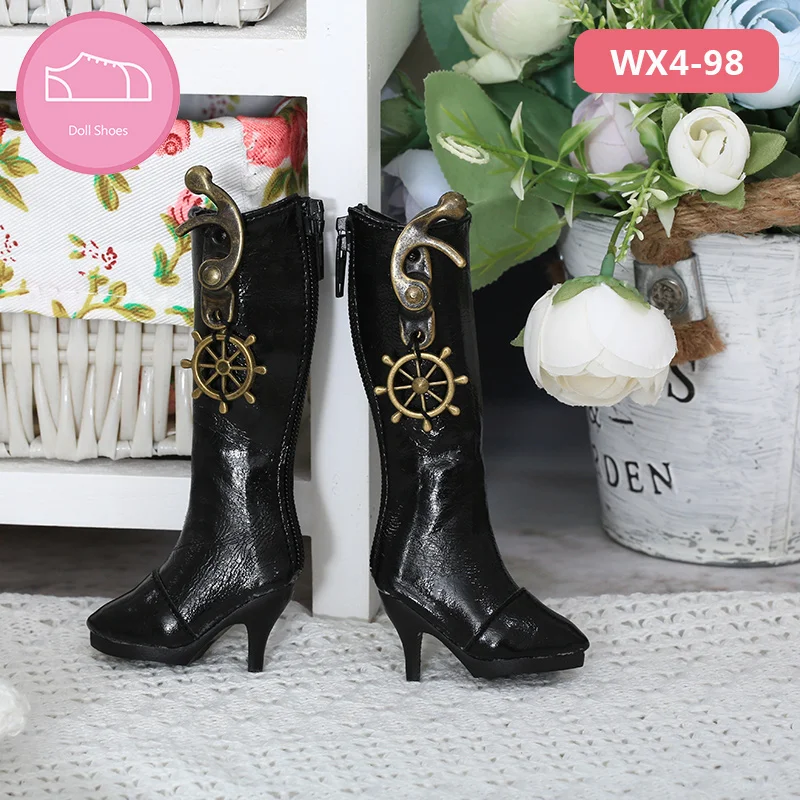 Обувь для куклы BJD 1 пара 4 5 см ботинки из искусственной кожи Модная мини игрушка