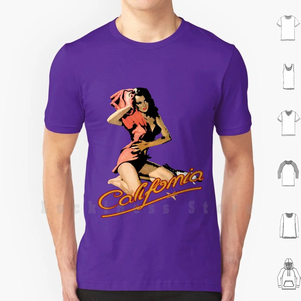 Кинозвезды девушка футболка сalifornia &quotсделай сам&quot с добавлением хлопка