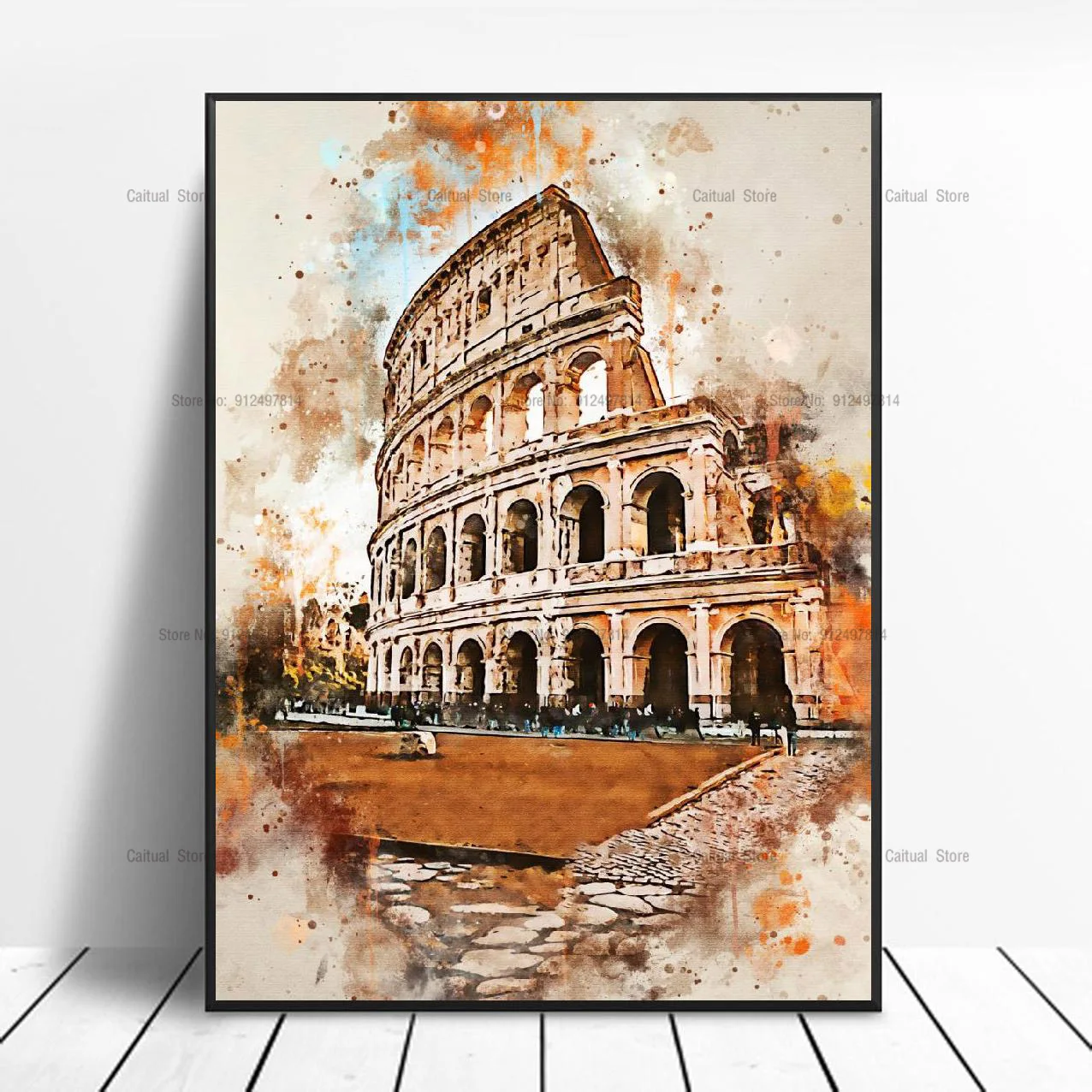 Картина на холсте C242 современный ретро-постер с изображением стамбала Токио Кубы