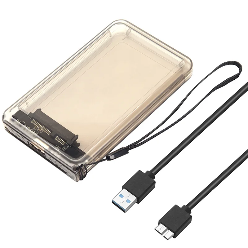 Прозрачный жесткий диск USB3.0 2 5 &quotSATA последовательный порт твердотельный
