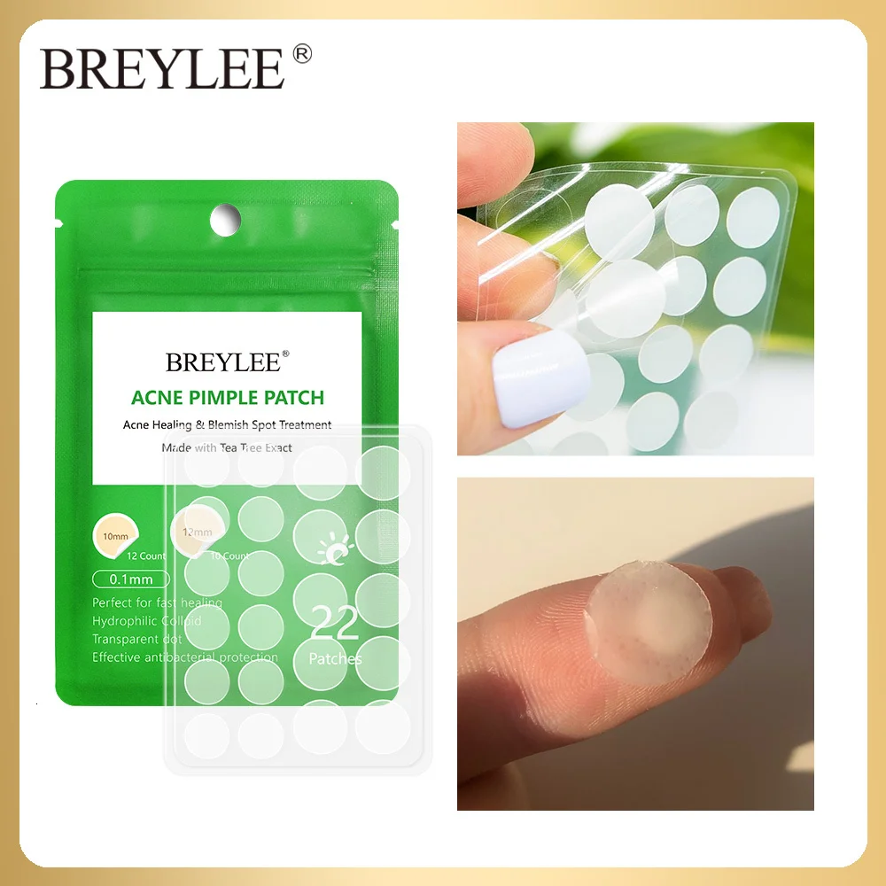 

BREYLEE Acne Pimple Patch Acne Treatment Stickers Pimple Face Mask Acne Cream Remover Tool Blemish Spot Daily Use Skin Care