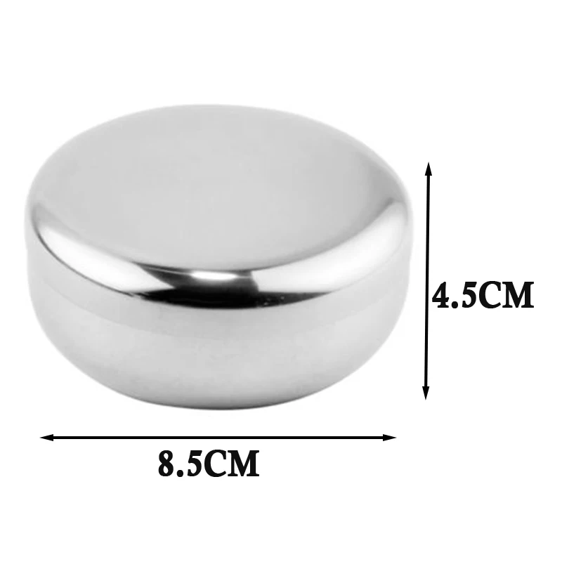 

New Korean Stainless Steel Rice Bowl Dish Korea Warm Bowl Traditional Bowl & Lid