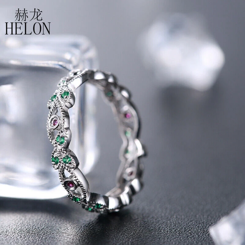 Женское кольцо HELON из белого золота 10 к карат | Украшения и аксессуары