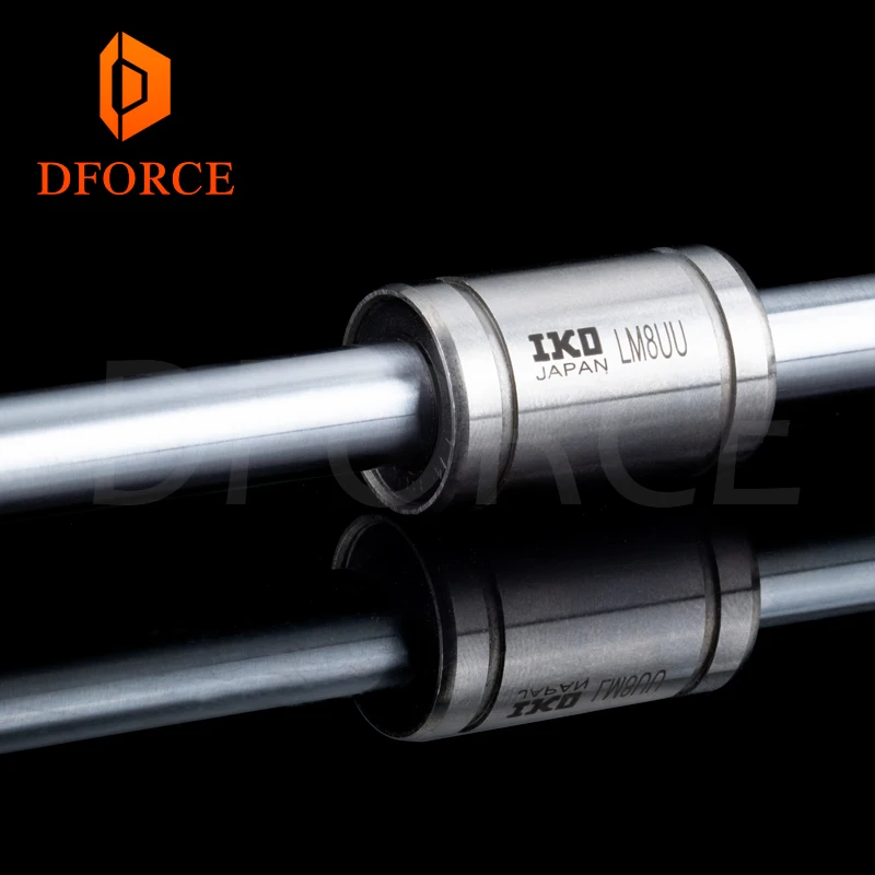 DFORCE подлинный IKO LM8UU длинный стержень вал 8X15X24 мм 3d принтер линейный подшипник для Reprap Anet A8 Prusa I3 3d принтер