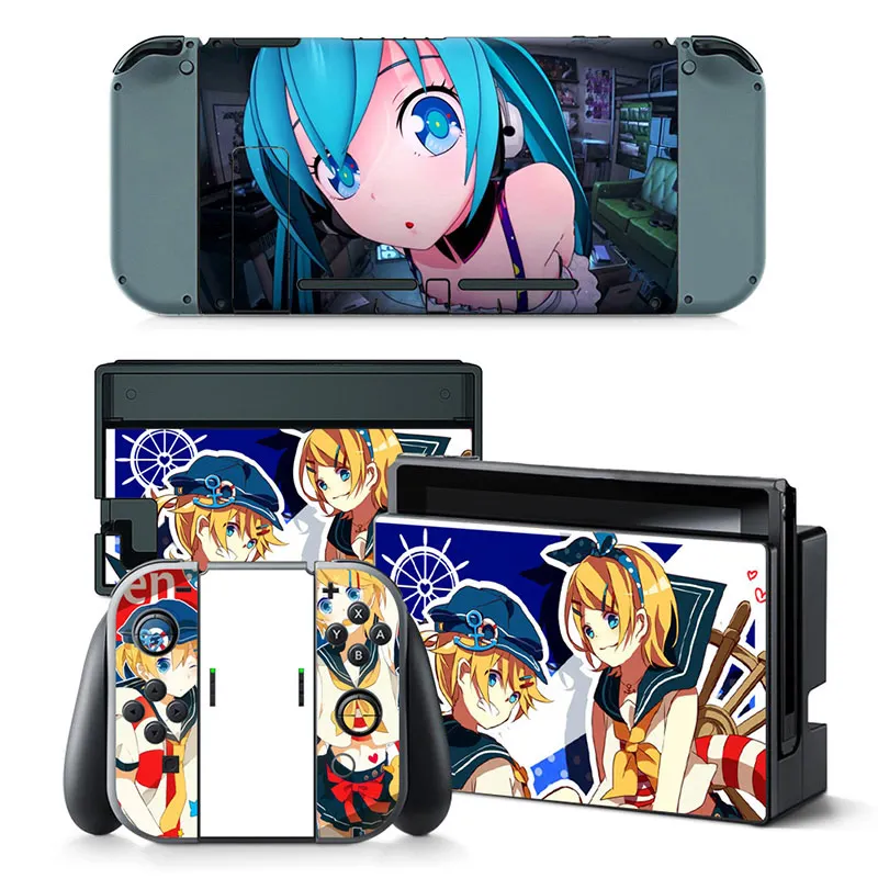Милый дизайн для консоли Nintendo Switch и наклейки на контроллер виниловые |