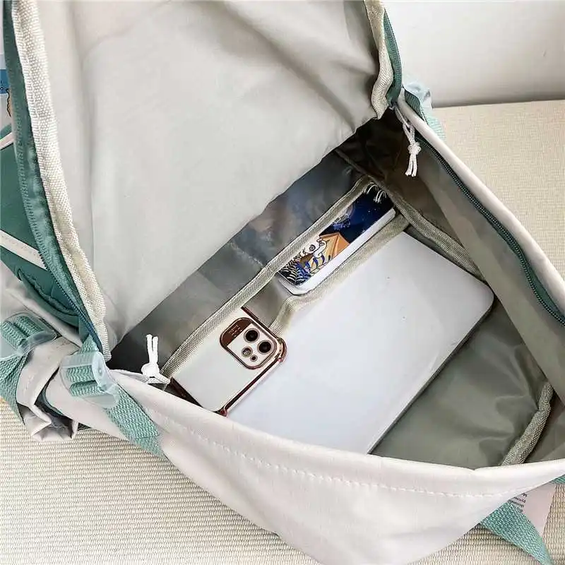 

2021 new fashion female backpack dwaterproof water travel bag nice school bags for girls