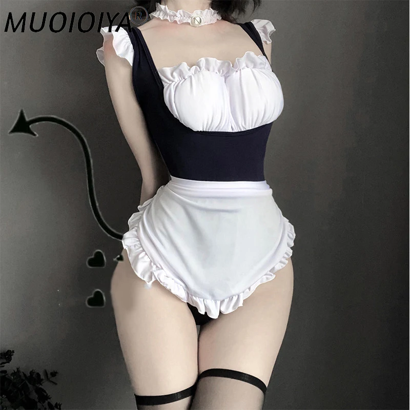 

Hot Sale Cosplay Sexy Costumes Perspective Lingerie Underwear Maid Classical Erotic Lace Outfit Sm Porno Suit For Women Roleplay