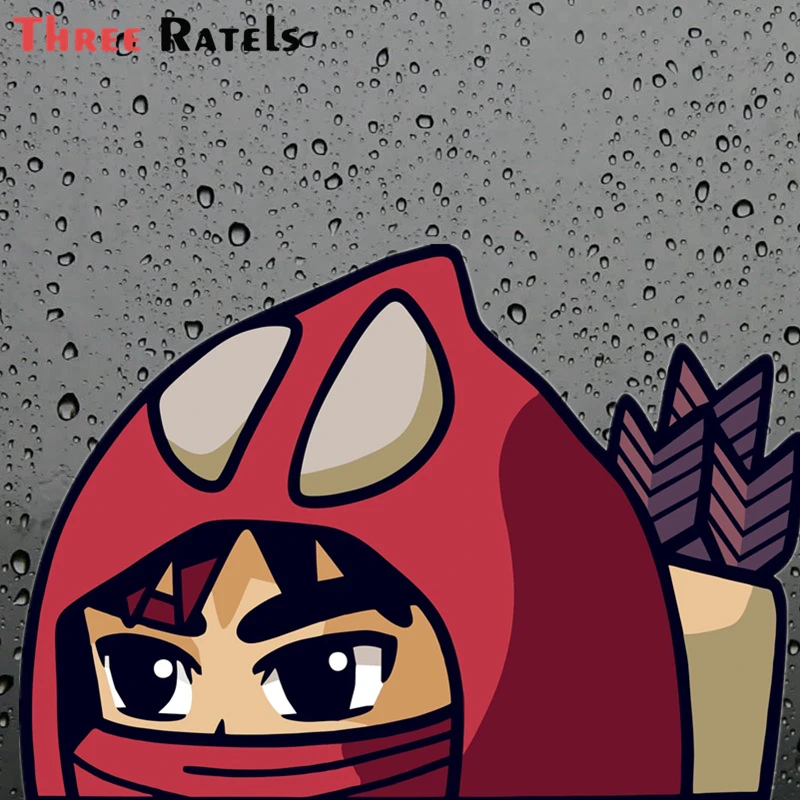 

Забавная 3D наклейка Three Ratels FC233 принц ASHITAKA Peeking для ноутбука, велосипеда, автомобиля, аниме наклейка, игрушка, чемодан, скейтборд, наклейка s