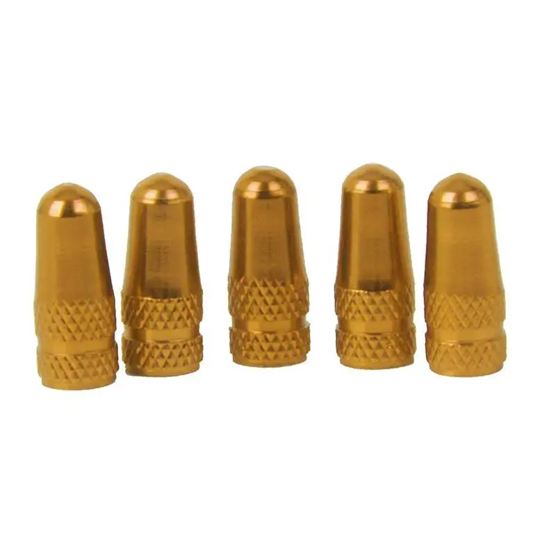 5 шт анодированный обработанный алюминиевый сплав велосипед шины клапан крышка s