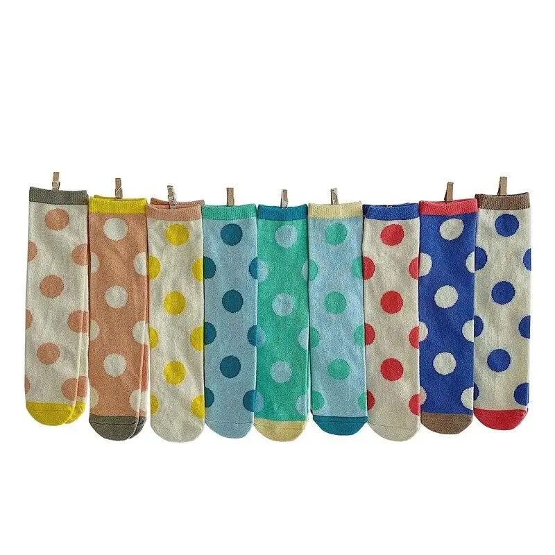 

Kids Socks Girls Boys Fashion Baby Toddler Knee High Large Wave Point Sock Cotton Kids Knee Long Socks Newborn Leg Warmer 1-12Y