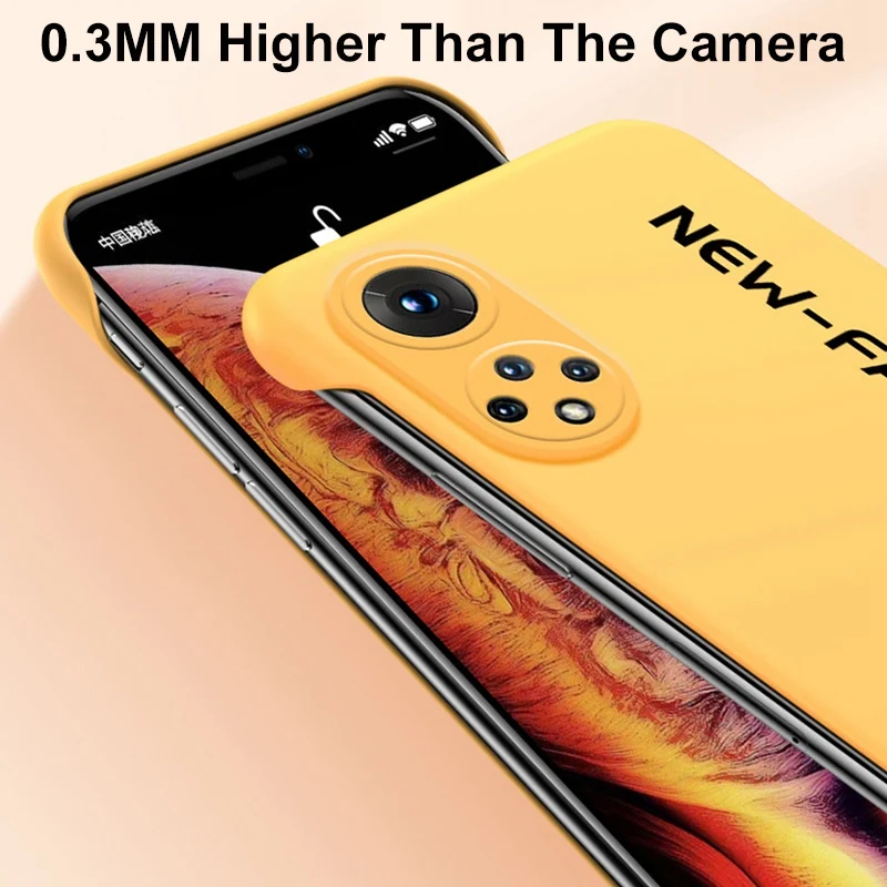 Безрамочный жесткий чехол из поликарбоната для телефона Huawei Nova 8 9 Pro матовый