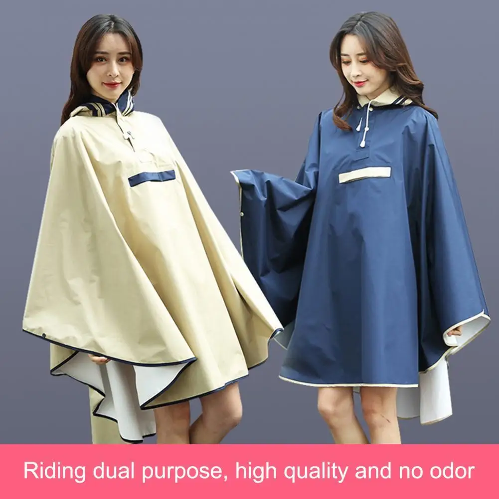 

Women Breathable Raincoat Waterproof Poncho Cloak Windbreaker for Cycling