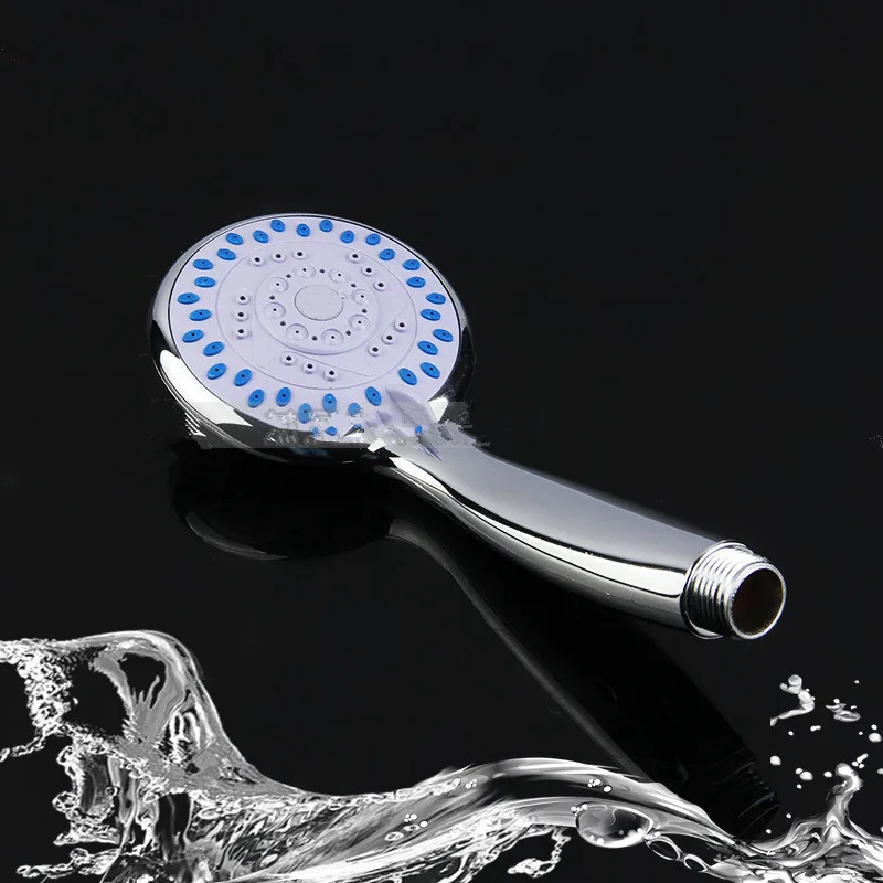 Насадка для душа серебристая хромированная с 3 режимами работы спрей защита от