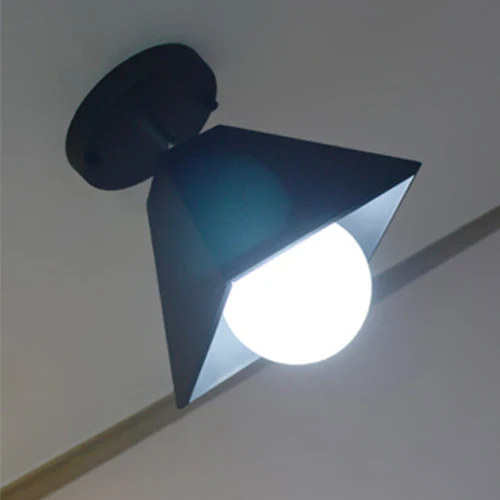 Black Lamp Потолочный светильник для гостиной, лампа для детской комнаты, светильник для спальни, цветной креативный потолочный светильник, светильник для кухни - Цвет корпуса: Black Lamp