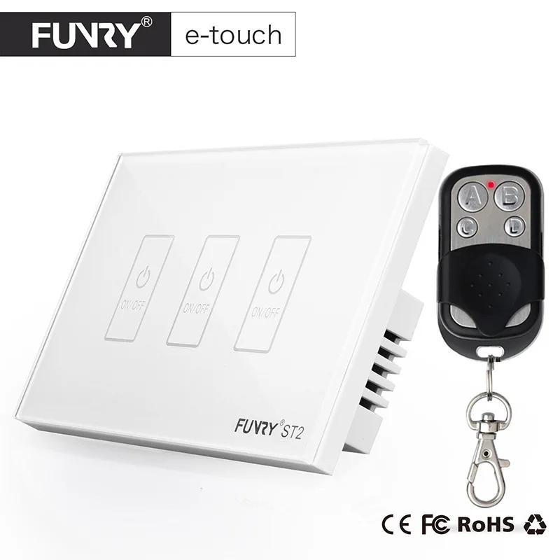 Нам Стандартный 3Gang Дистанционное Управление переключатель роскошный настенный