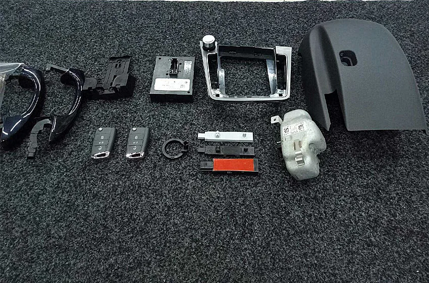 Для Golf 7 MK7.5 однокнопочный запуск двигателя БЕСКЛЮЧЕВОЙ вход Kessy дверная ручка