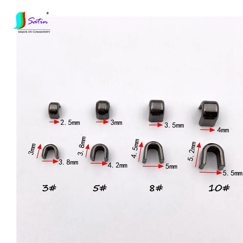 Металлическая молния Серебристая/черный пистолет/светильник-Золотой/Бронзовый 3