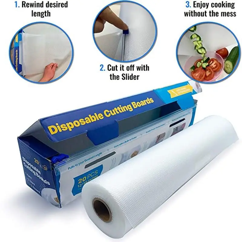 Одноразовая пластиковая разделочная доска для кухни разделочные прозрачные