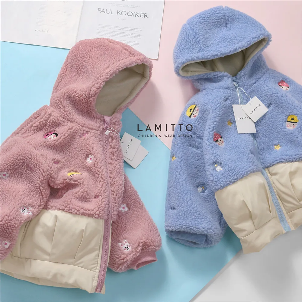 Tonytaobaby зимняя новая детская одежда для мальчиков и девочек милое стильное теплое