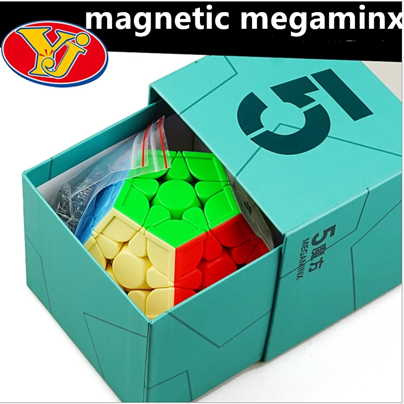 Куб Yongjun MGC 3X3 Магнитный Megaminxeds куб 3x3 магический YongJun Скорость спидкуб Megaminx ред 12