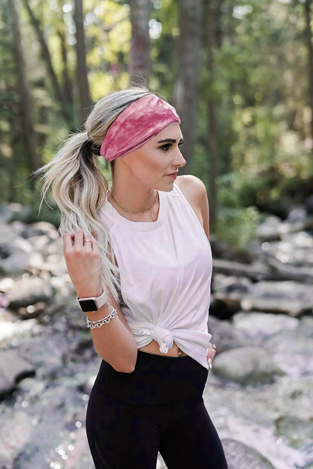 Tie Dye Велоспорт Йога Спортивная Повязка от пота мужчины Sweatband для мужчин женщин головные повязки для йоги головы Налобные повязки Спортивная безопасность