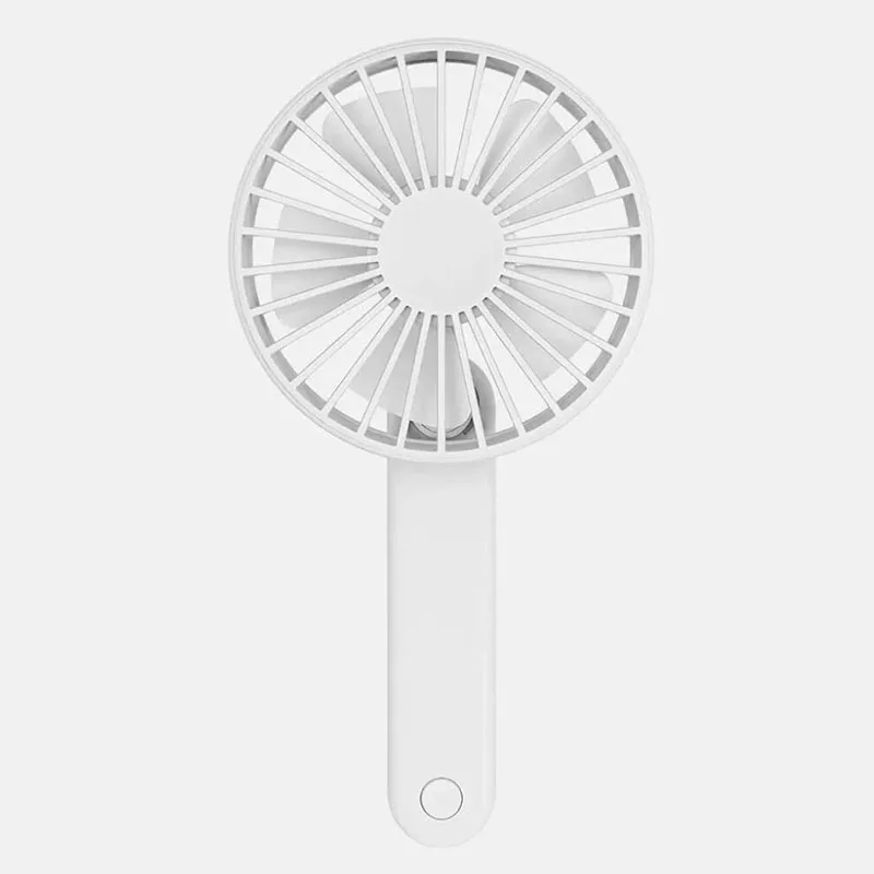 Youpin Qualitell Handheld Fan Three wind speeds Portable Foldable Desk USB Rechargeable Vertical dual-use Mini Fold Fans | Электроника