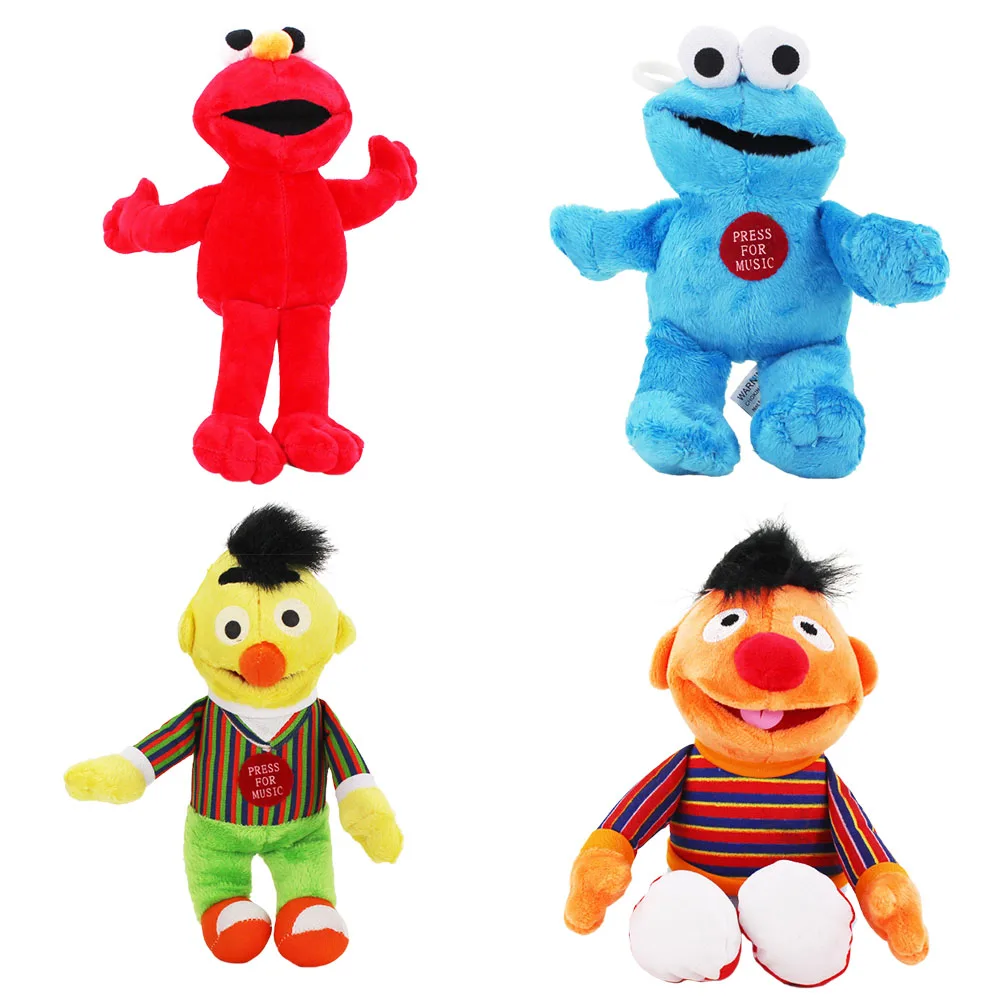 14-23 см Улица Сезам Elmo печенье демон Эрни Берт кавайные Мультяшные плюшевые мягкие