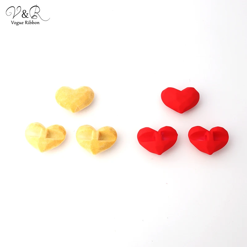 DIY Jewelry Making Findings Rubber Coating Red Yellow Love Heart and Cute Bear Beads Charms Pendants Accessories Componenets | Украшения и