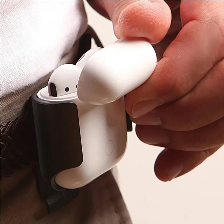 Силиконовый противоударный чехол с защитой от потери для Apple аксессуары AirPods 1/2