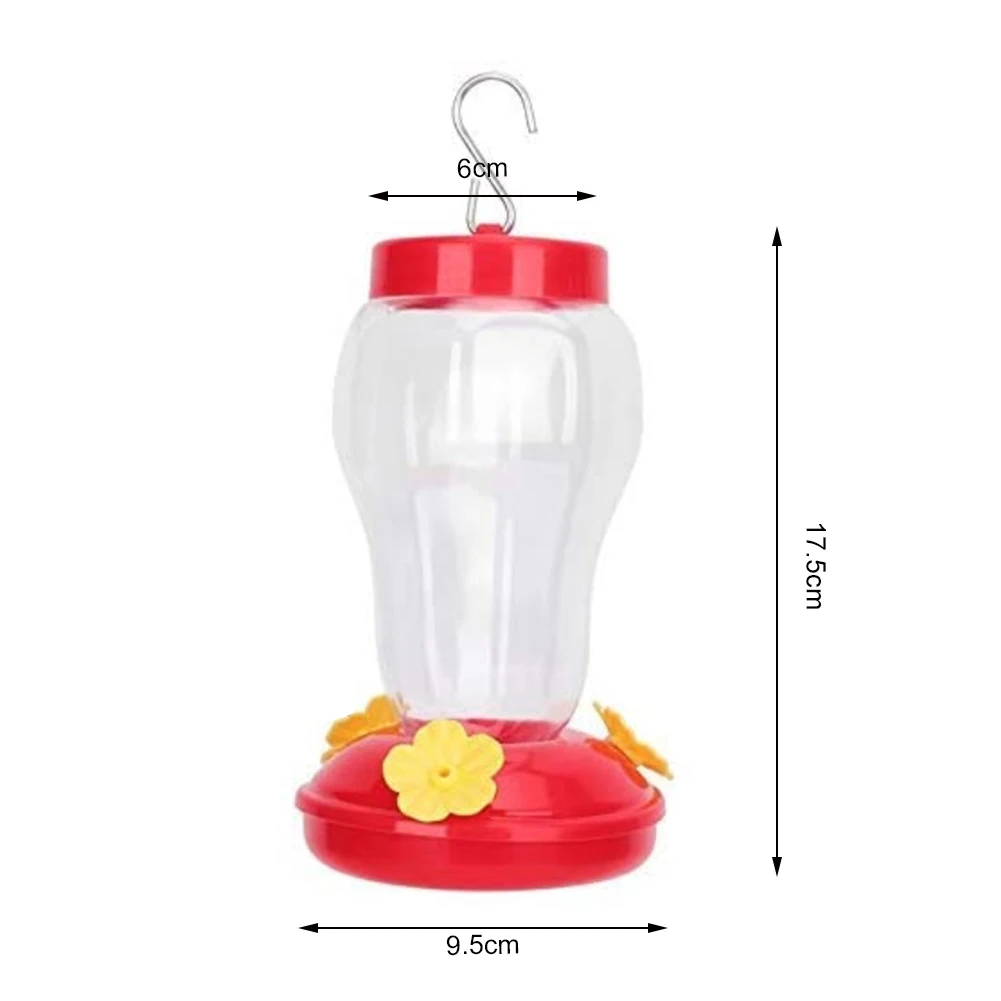 

Hummingbirds Feeder Hanging Design Wild Bird Feeder with 3 Feeding Ports for Tree Garden Outdoor Bird Feeder