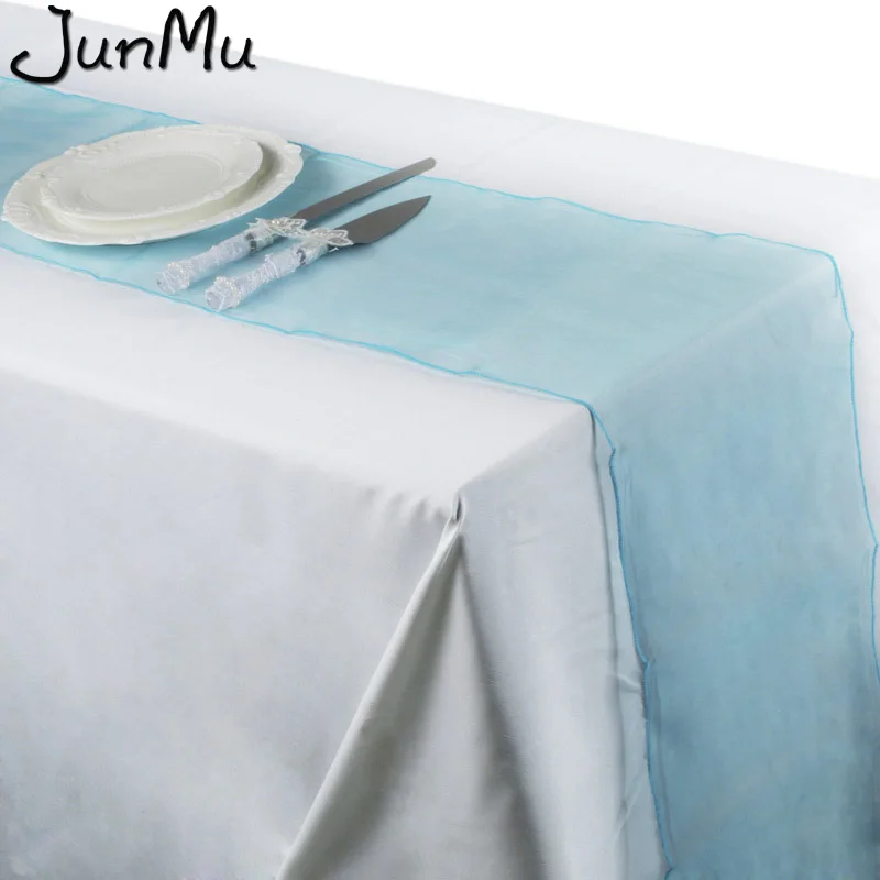 Скатерть из органзы разных цветов 30 см * 275 см|Украшения своими руками для