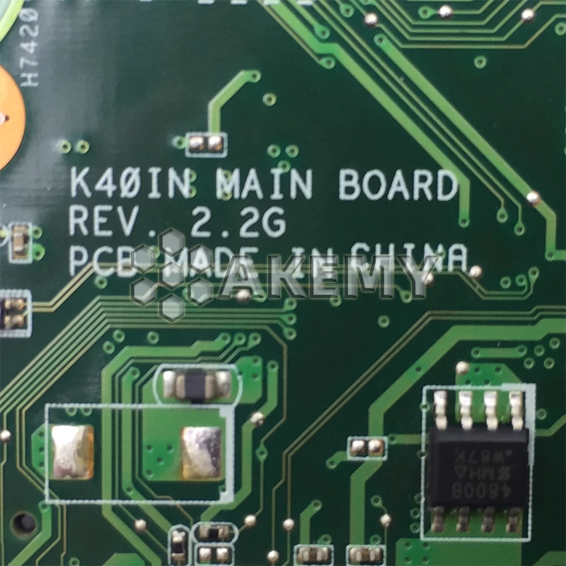 Asepcs K40IN K50IN материнская плата для ноутбука For Asus X8AIN X5DIN K40IP K50IP K40I K50I K40 K50 тестовая
