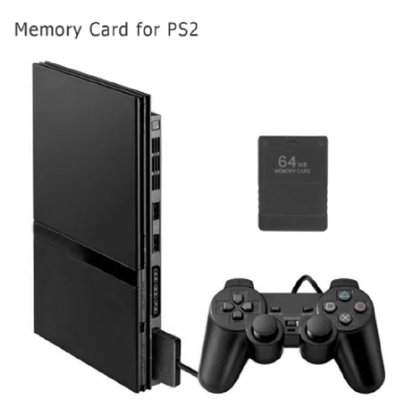 Черный 64 Мб м карта памяти игра сохранение Saver данных модуль для Sony PS2 PS Playstation 2