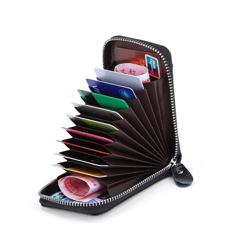 

1pcs Men Credit Card Holder Leather Purse for Cards Case Wallet for Credit ID Bank Card Holder Women Cardholder and Coins