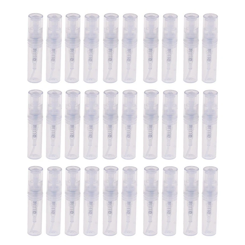 

Mini Transparent 2 ML Spray Plastic Bottle Spray Perfume Empty Sample Bottle Suitable for Travel Party 90Pcs