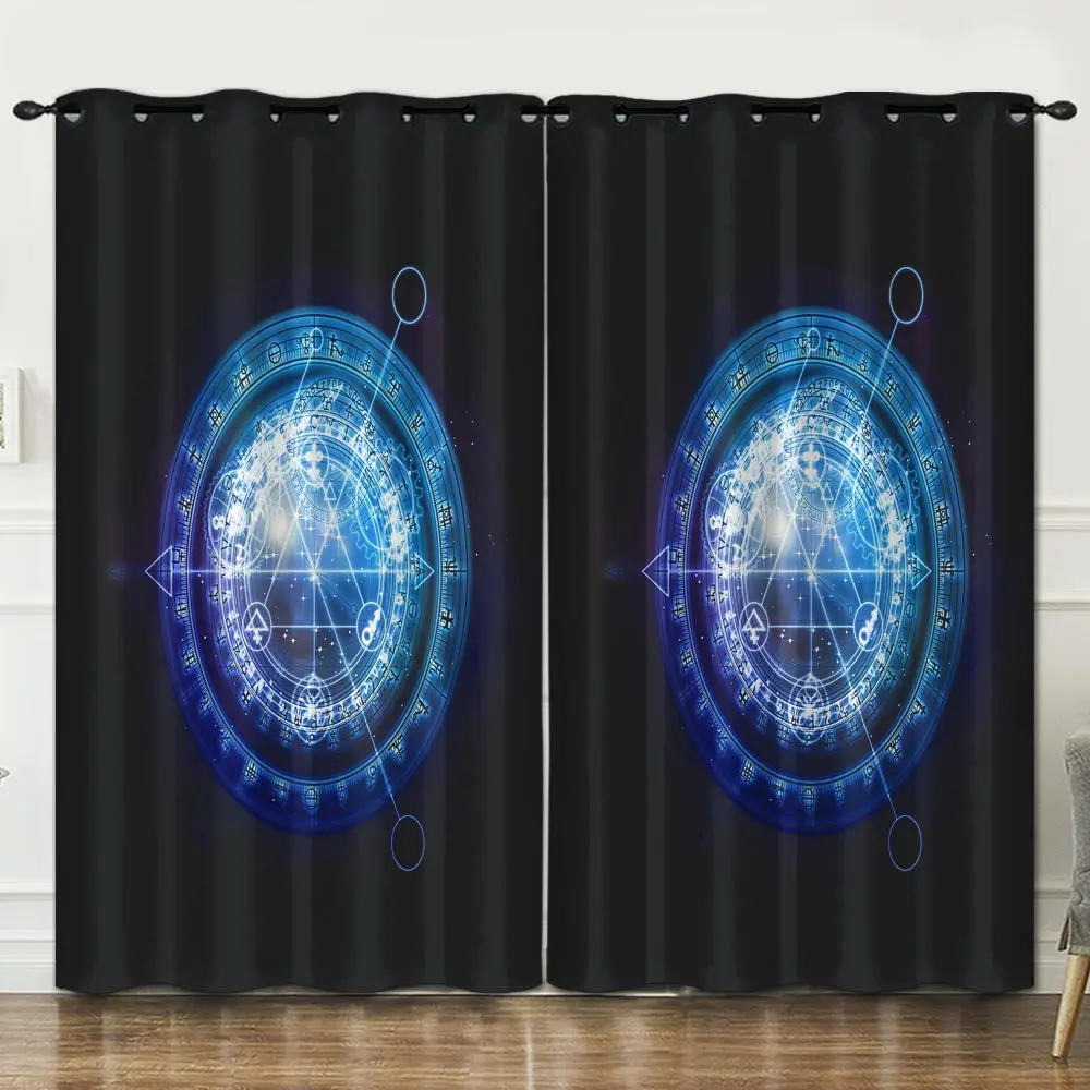 Созвездие и астролябические украшения для спальни гостиной занавески