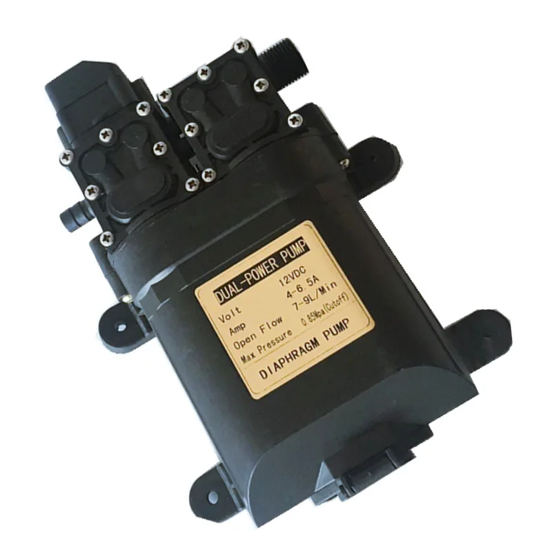 

Chezhiyuan double pump high pressure car wash pump electric car washer accessories 12v double pump with shell spot wholesale