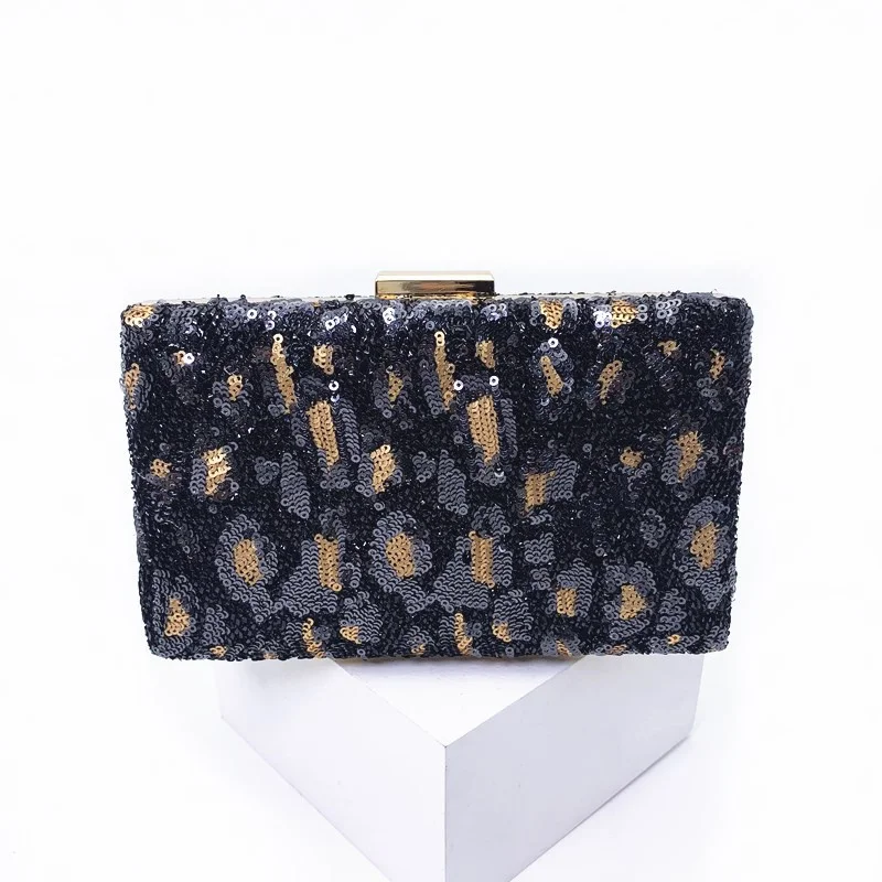 

2023 New Women Sequins Evening Bags Bling Clutch Wallets For Ladies Luxury Chain Purse Banquet Purse Drop Shipping