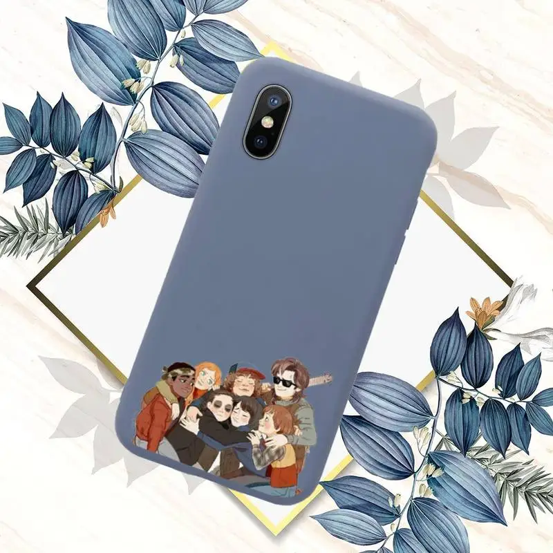 

Stranger Things Christmas Lights Phone Case Candy Color for iPhone 11 12 pro XS MAX 8 7 6 6S Plus X 5S SE 2020 XR