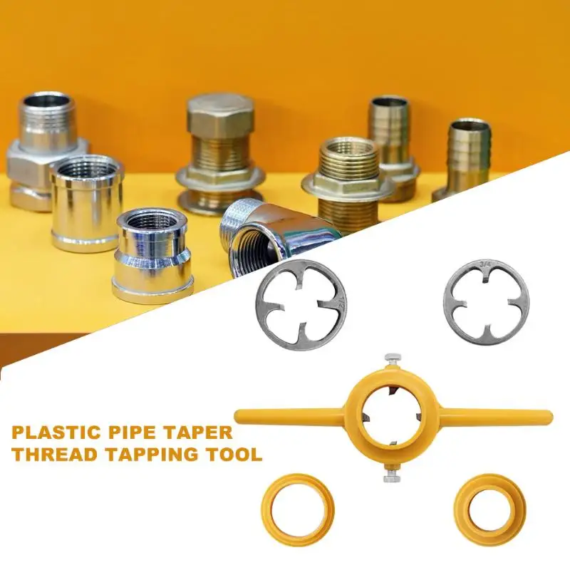 

Набор штампов 6 шт./компл. NPT, Резьбонарезной инструмент из ПВХ, размеры резьбы 1/2 дюйма, 3/4 дюйма, 1 дюйм, для насосов, труб, ручные инструменты, ...