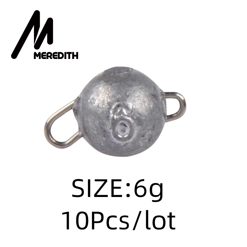 MEREDITH 10 шт./лот рыболовное грузило вес грузила 2 г-18 г грузило соединитель крюка быстросъемное литье рыболовное грузило пуля Рыбалка - Цвет: 6g
