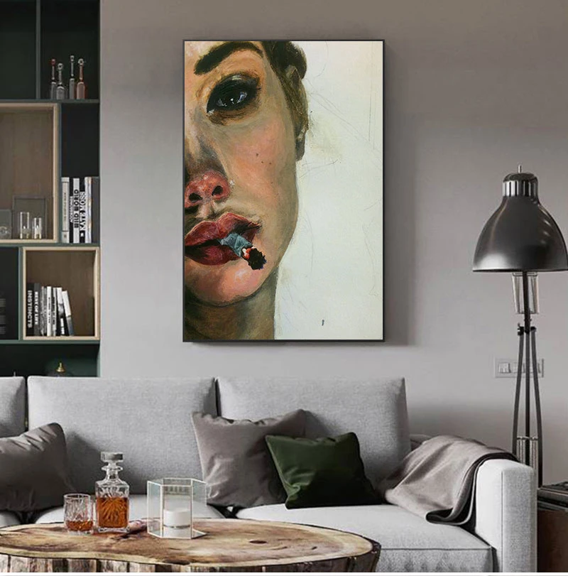 Рисунок на холсте картина самой красивой девушки в Буковски настенные картины