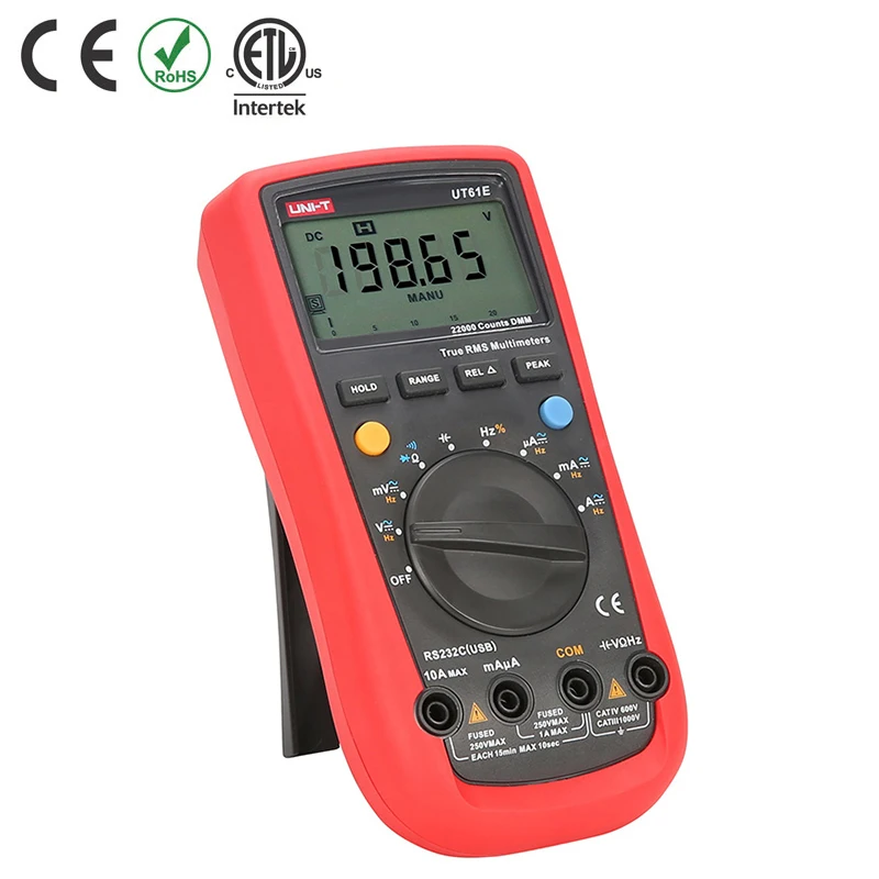 UNI-T UT61E UT- 61E Digital Modern Multimeter medidor DC AC Tester com RS232 Interface para PC | Инструменты